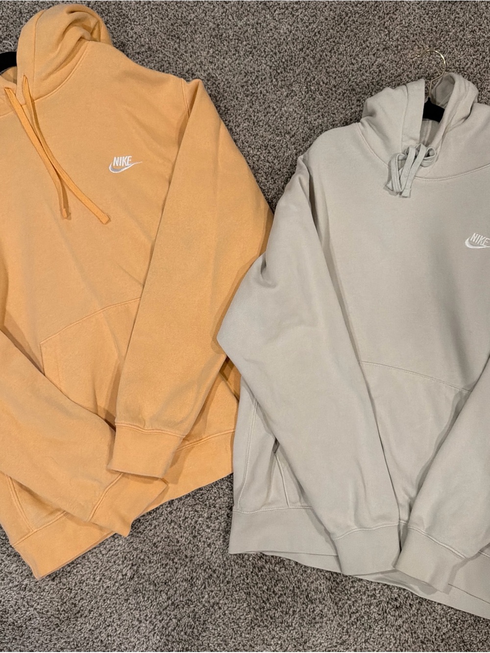 Nike Hoodie in Orange and Light Gray Bundle